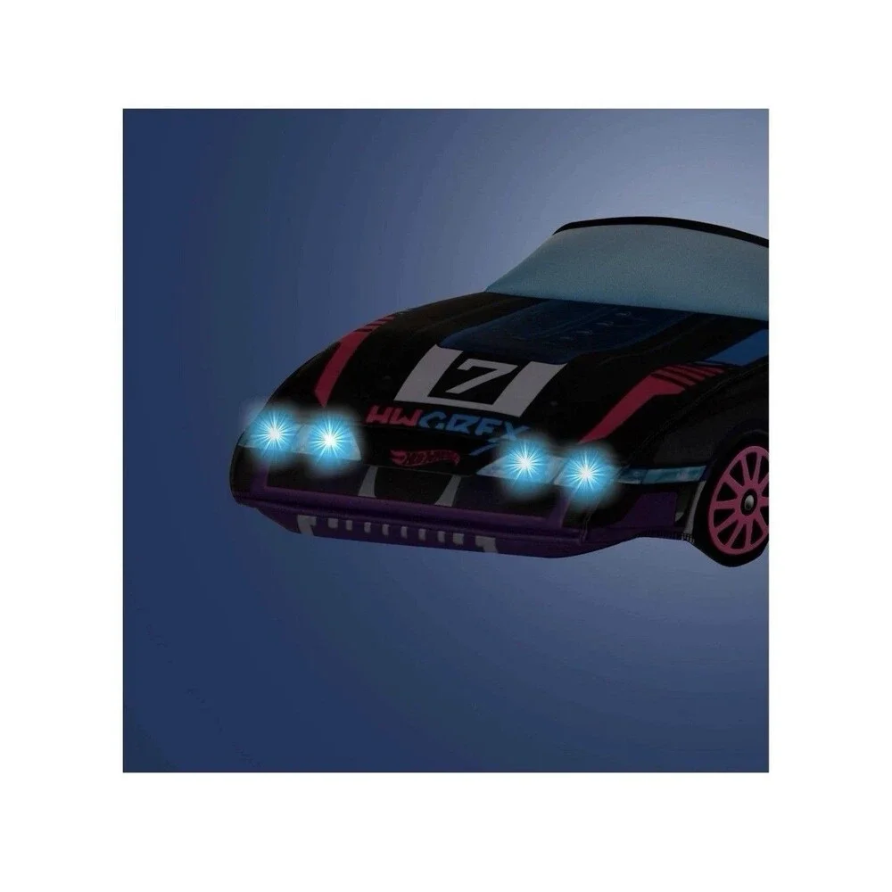 Hot Wheels Kids' Let's Race GT Scorcher Ride Along LED Light Up Costume with Hat